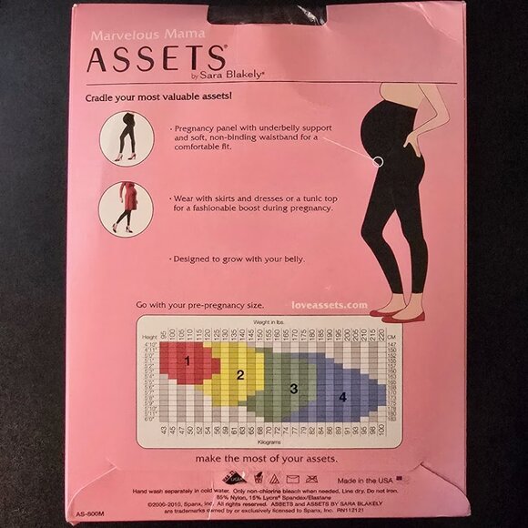 NWT Spanx Assets Maternity - Marvelous Mama Leggings - Brown (2/B) - Picture 3 of 4